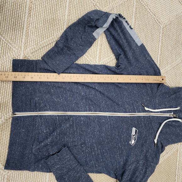 Nike blue women's size small full zip up Seattle Seahawks hoodie - Picture 3 of 9